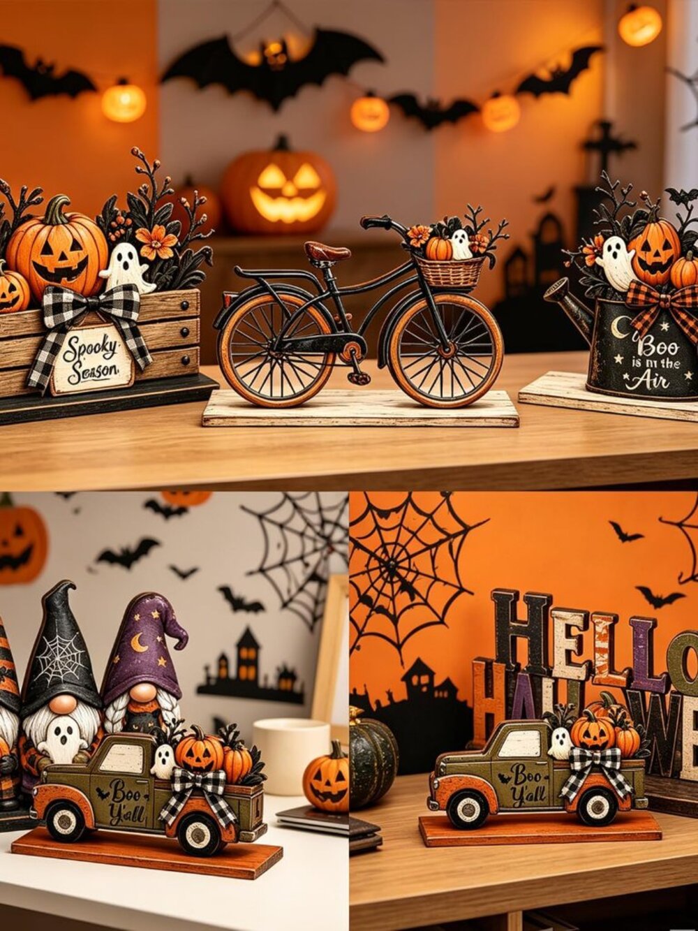 Halloween Decor Indoor, Halloween Table Decorations Indoor for Home - Picture 4 of 5